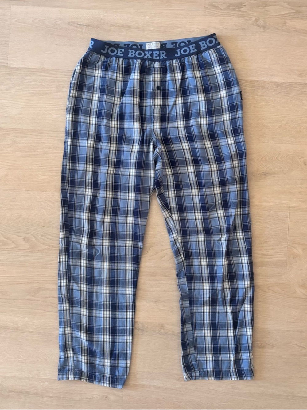 Joe Boxer Blue Plaid Pyjama Men’s Lounge Pants Pajama Small Sleepwear